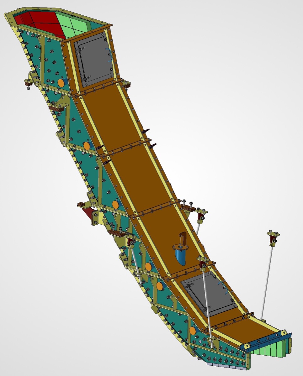 Transfer chute 3D model